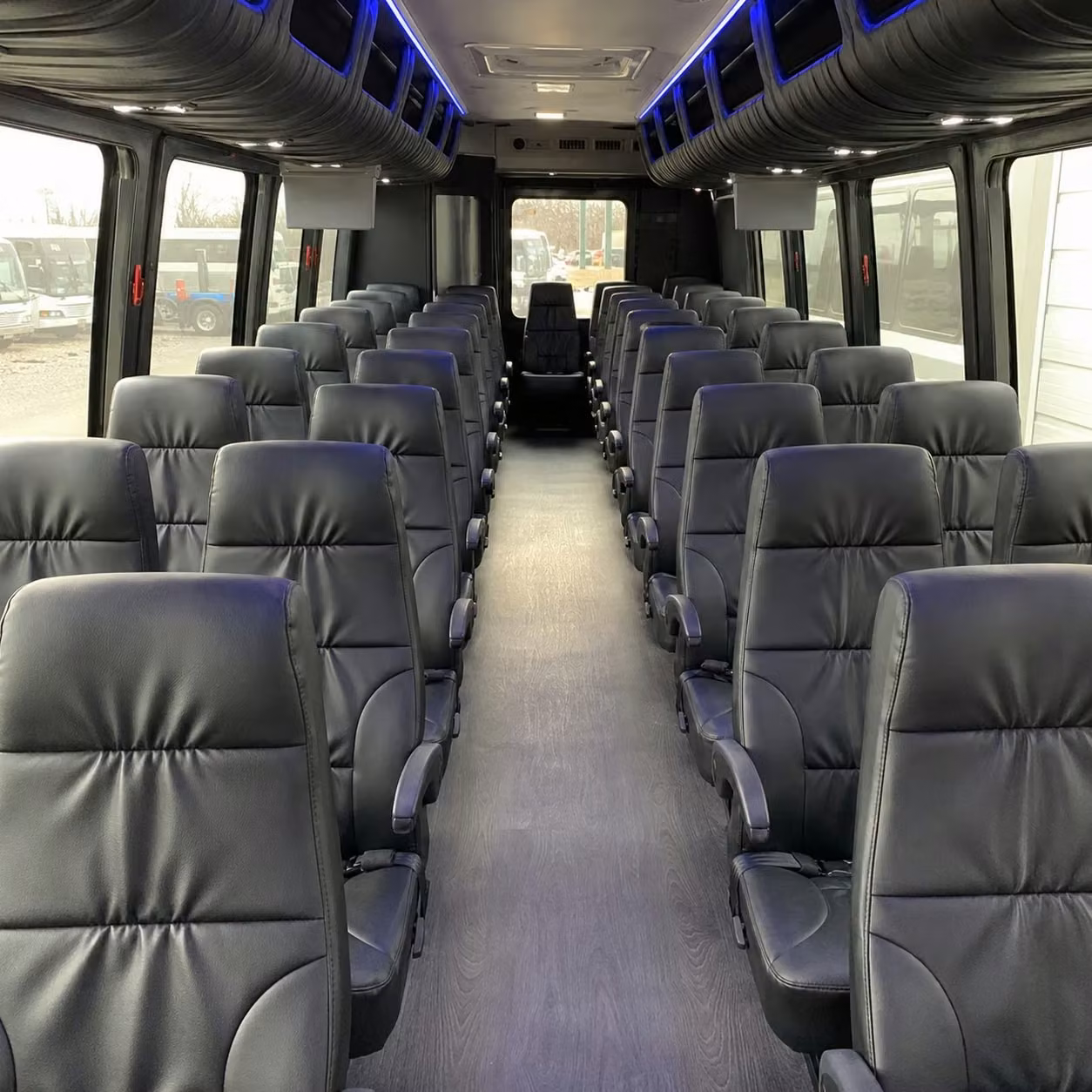 30 passenger minibus interior