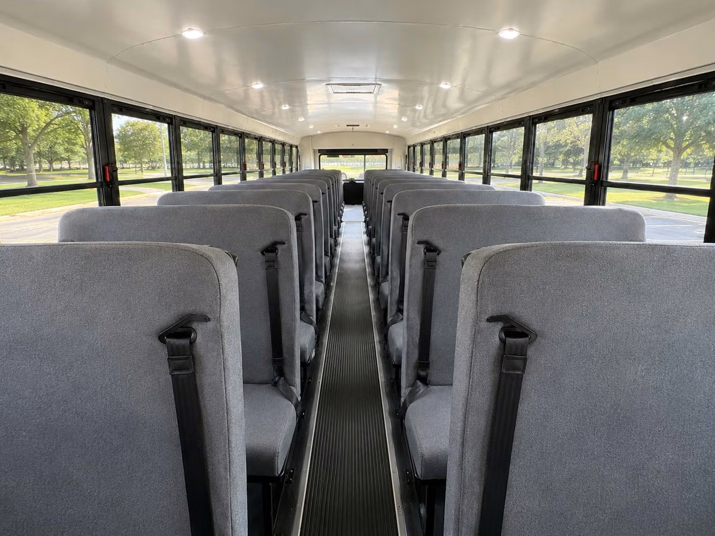 school bus interior
